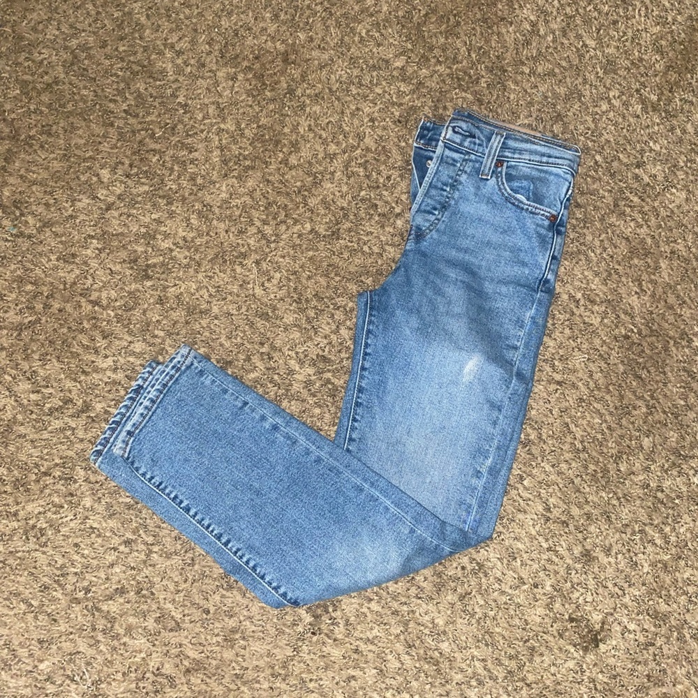 Levi’s wedgie straight jeans high rise